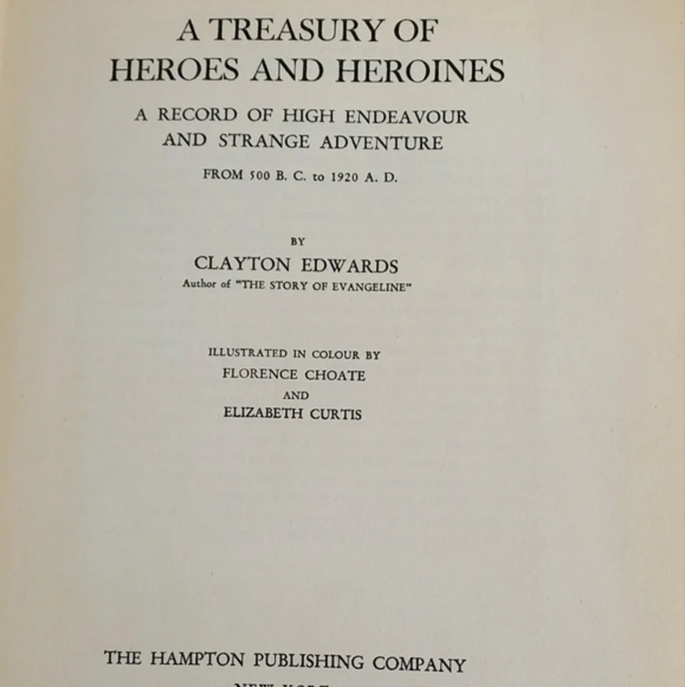 Antique/ Vintage Treasury of Heroes & Heroines‎